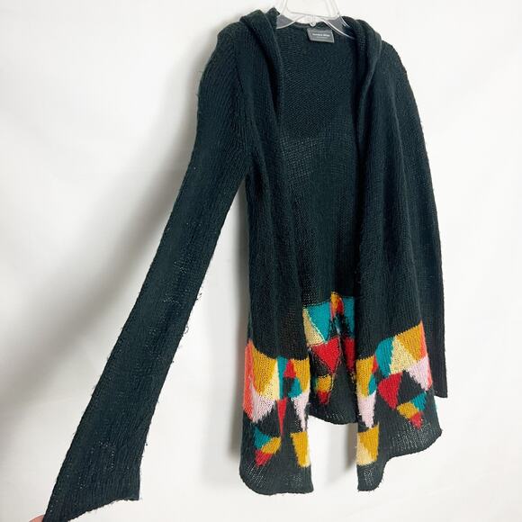 Wooden Ships Wool Mohair Open Front Hooded Cardigan Size XS - Picture 7 of 11